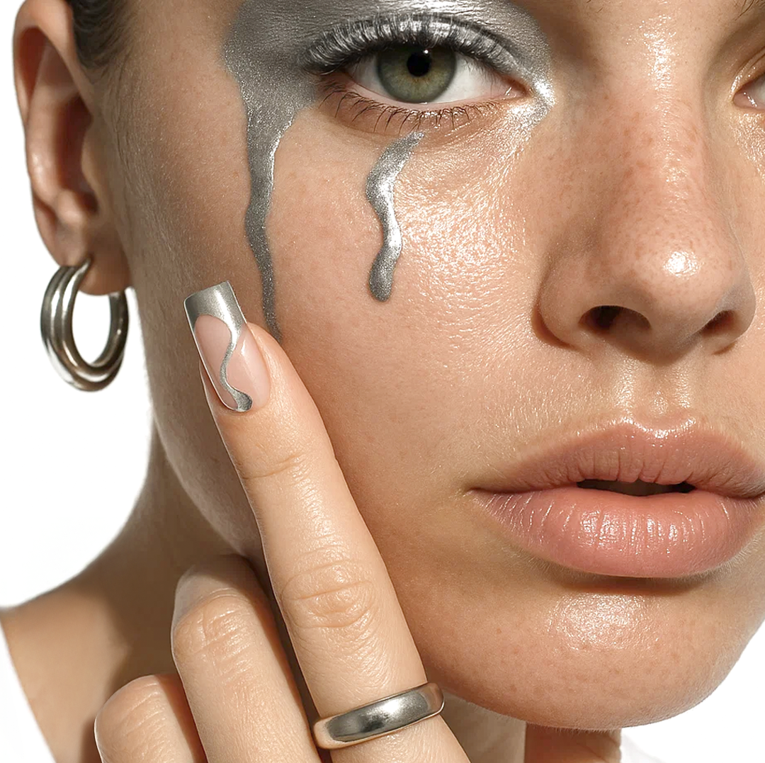 Paint Gel Chrome Silver