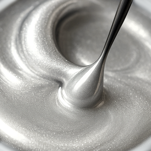 Paint Gel Chrome Silver