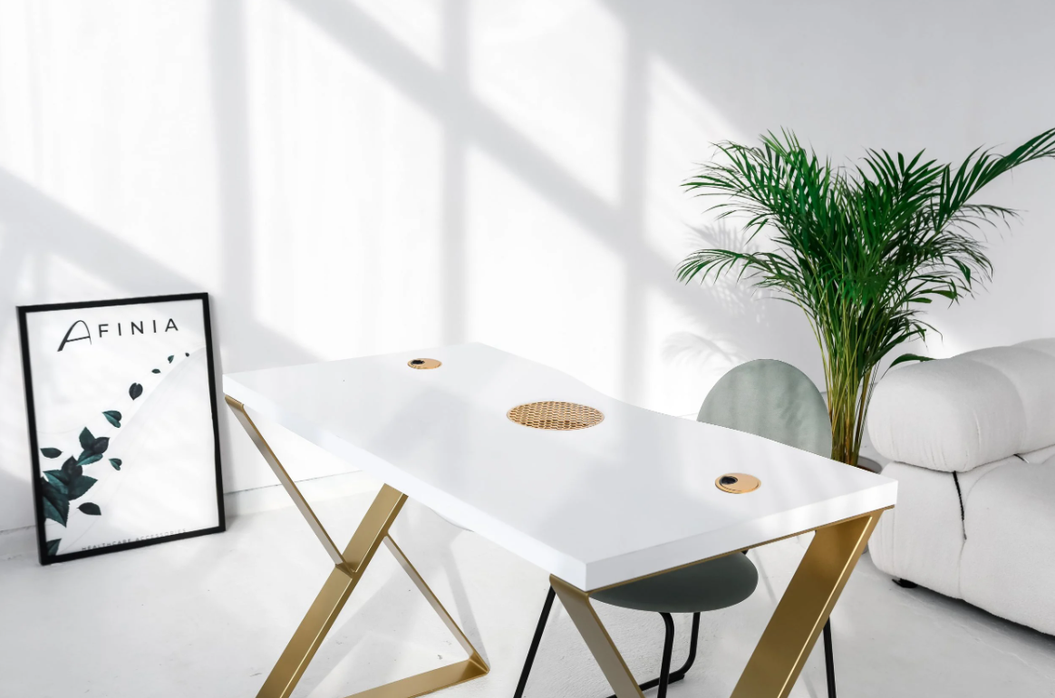 Manicure tafel Afinia – ART DECO X Goud