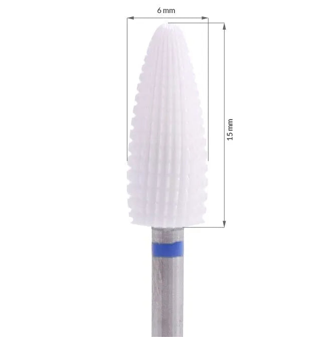 Keramische freesbit lengte kop.