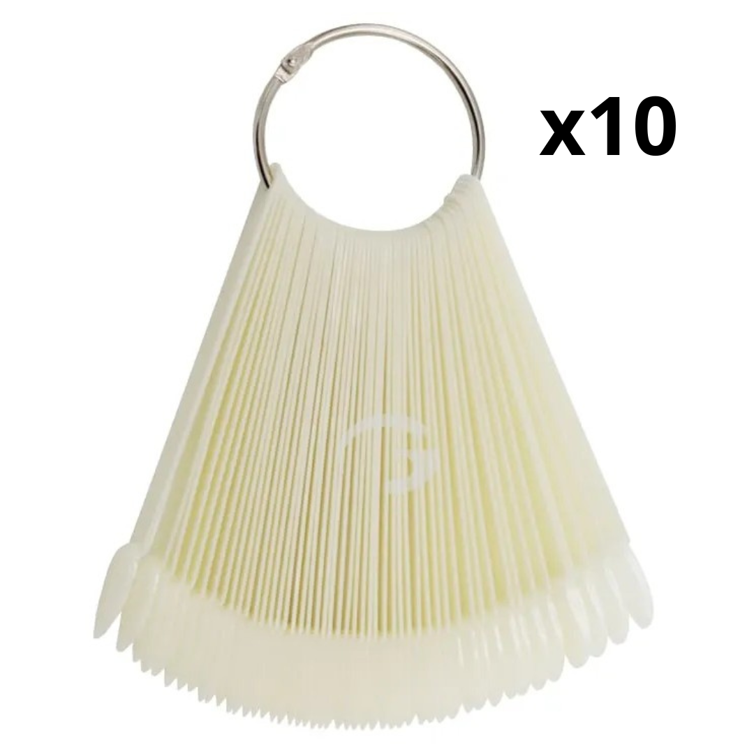 Présentoir éventail – arrondi naturelle