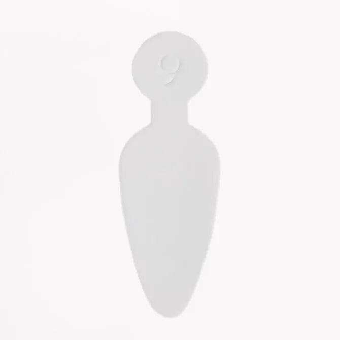 French auxiliary stencils long - Oval