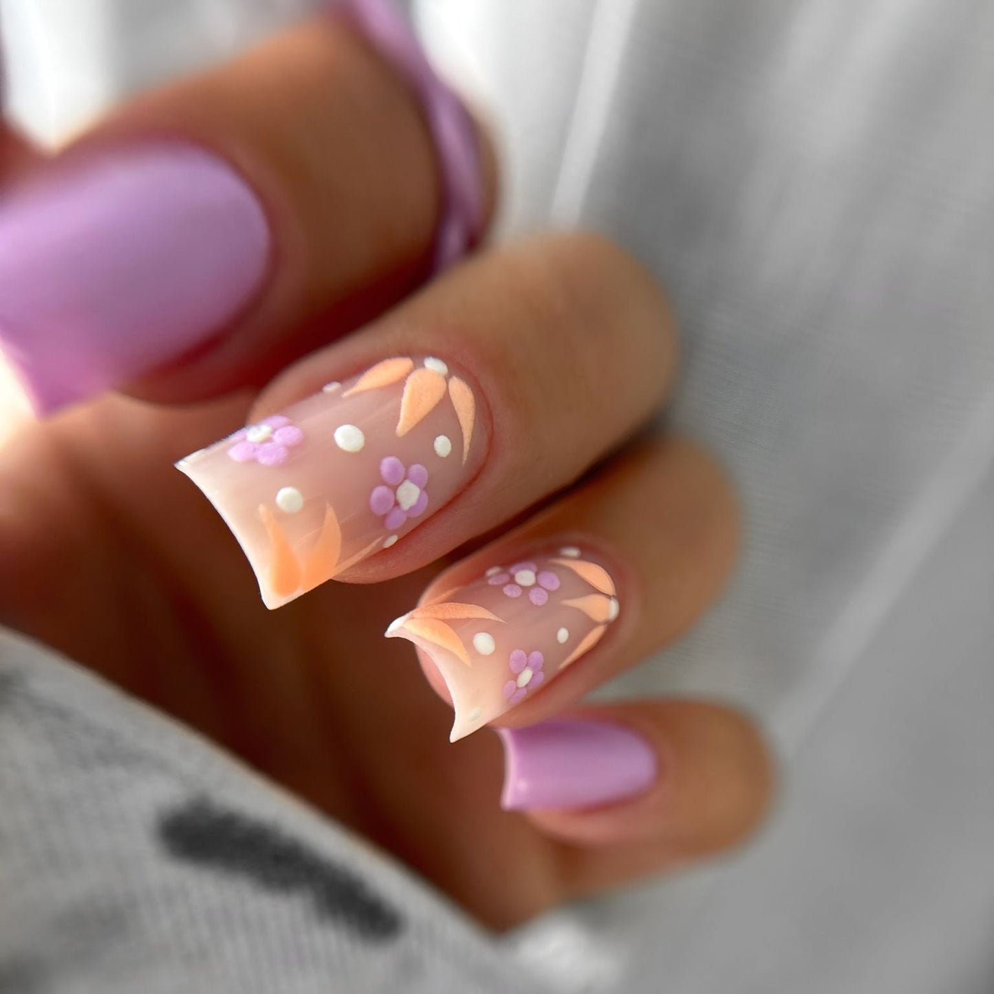 Lavender Peach Bloom