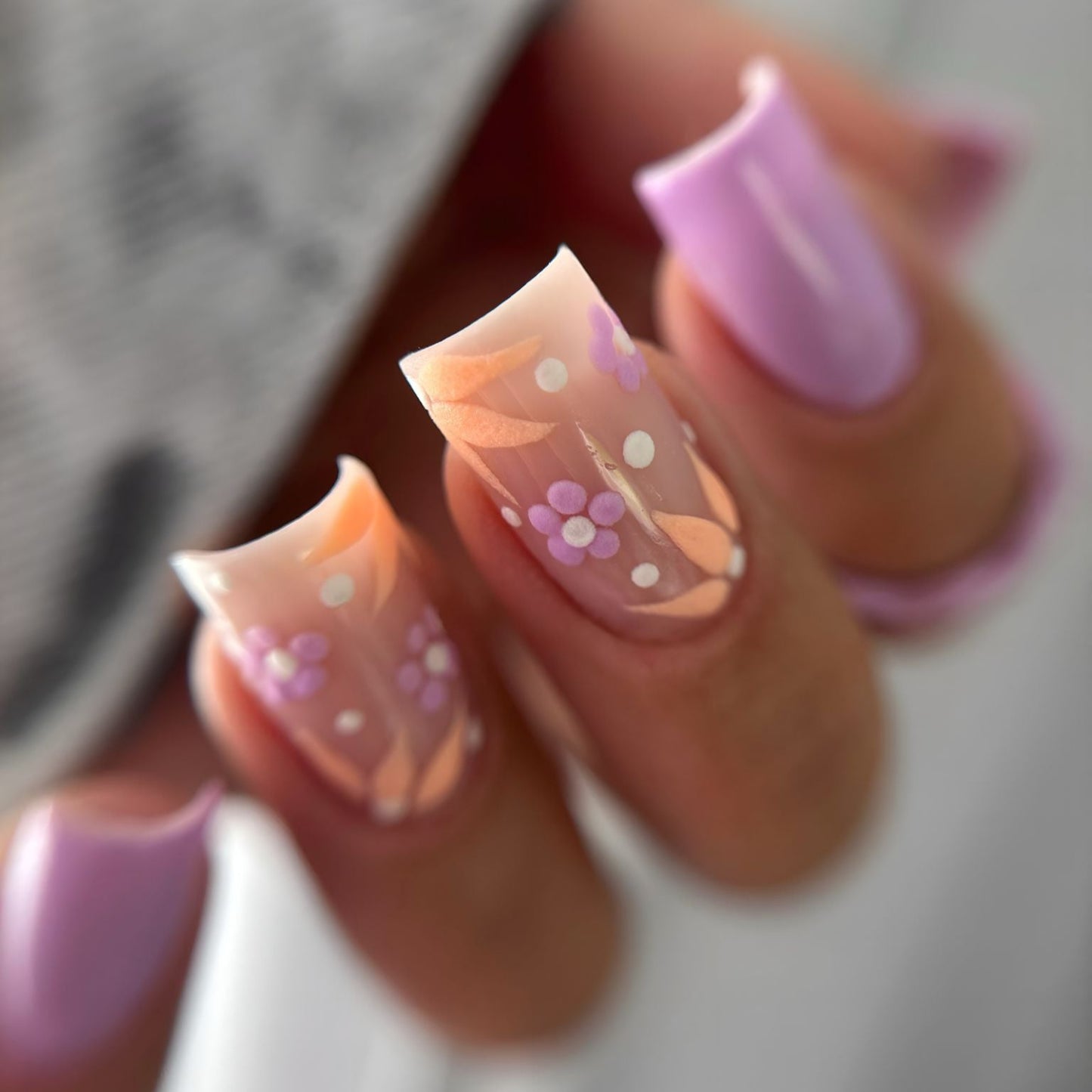 Lavender Peach Bloom