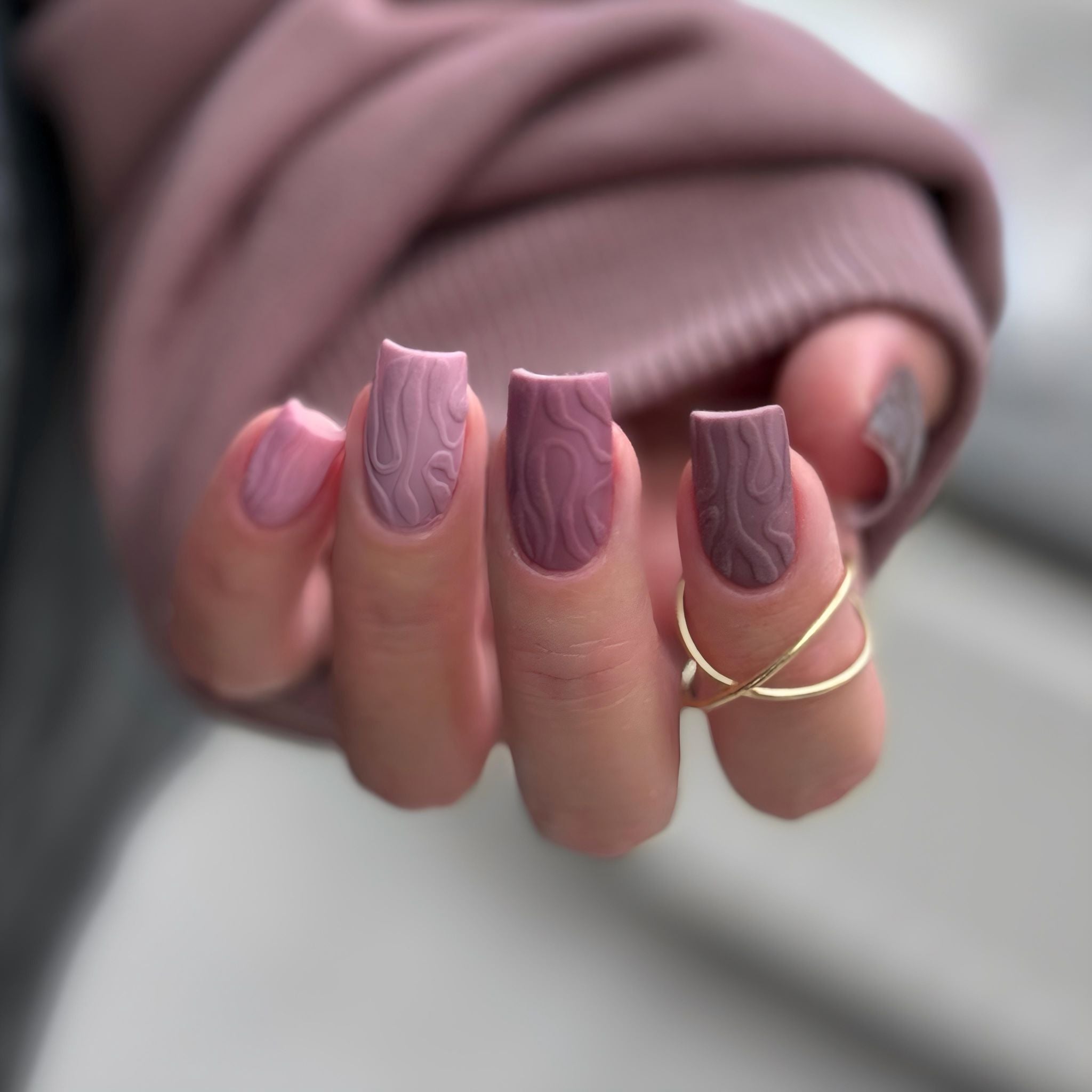 Matte Violet Lines