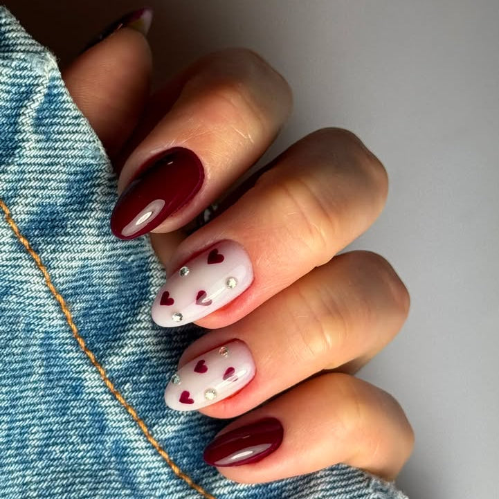 Milky Cherry Hearts
