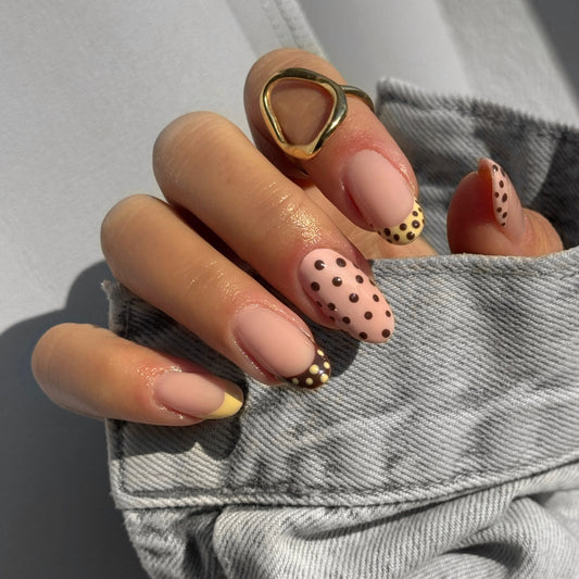 Butter Yellow Cocoa Dots