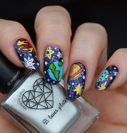 Stamp Plate - Cosmic Space