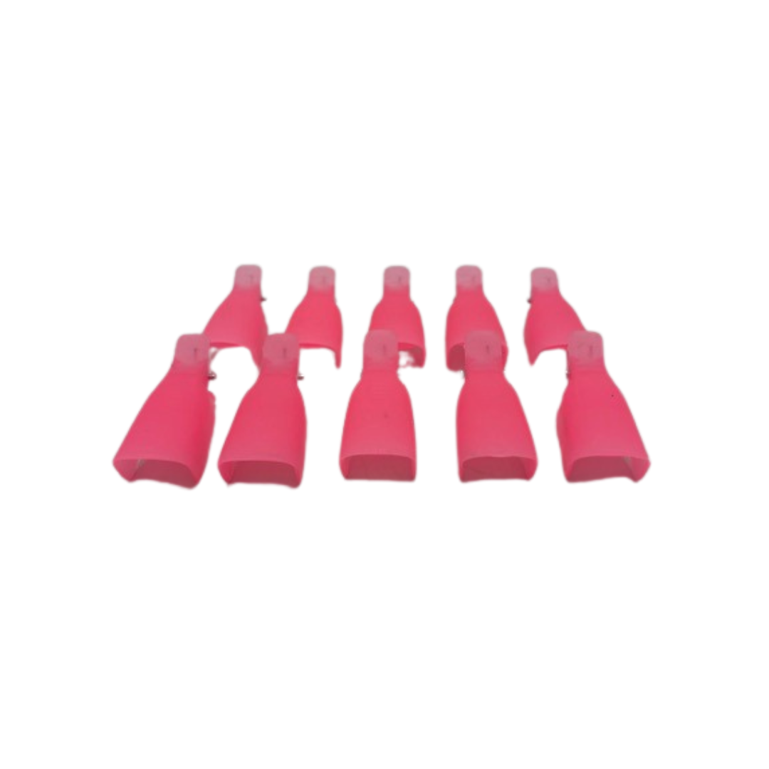Soak off clips
