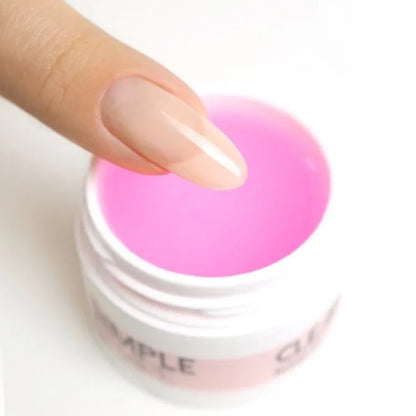 SIMPLE SHAPE builder gel pink clear