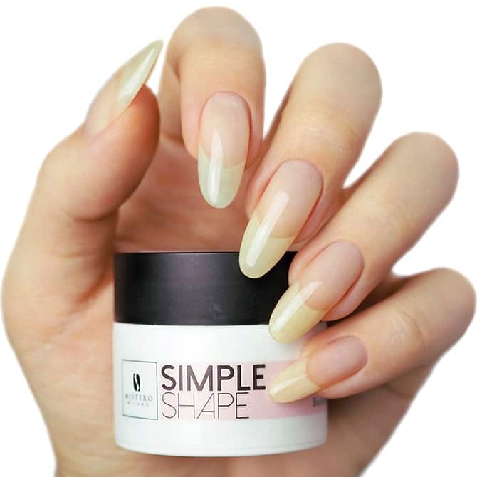 SIMPLE SHAPE builder gel pink clear