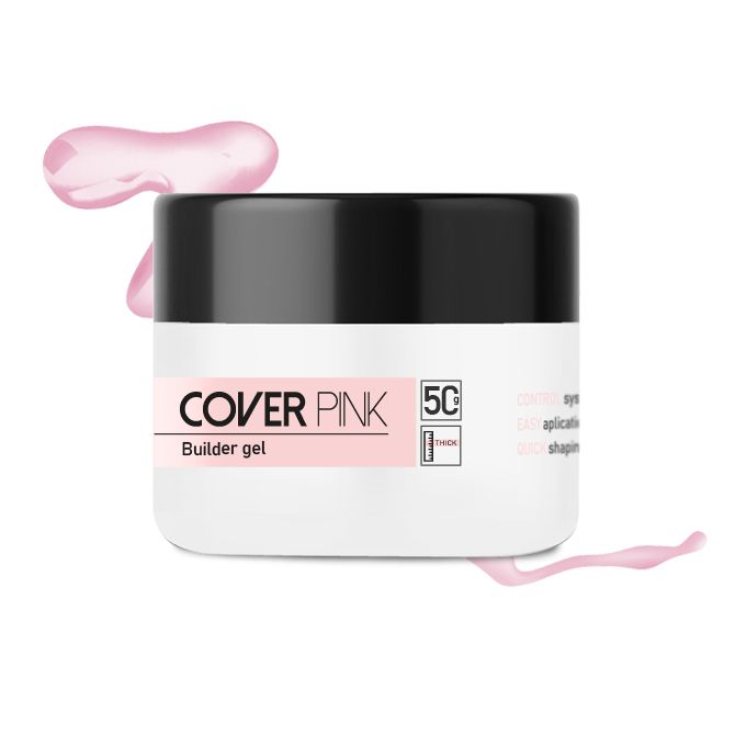 SIMPLE SHAPE builder gel cover pink