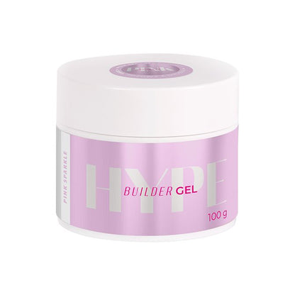 HYPE Builder gel pink sparkle