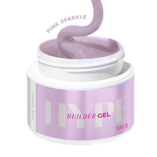 HYPE Builder gel pink sparkle