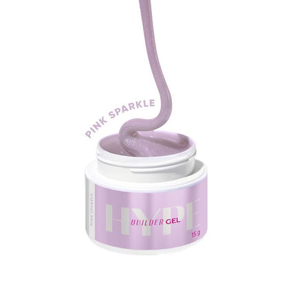 HYPE Builder gel pink sparkle