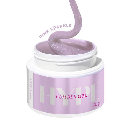 HYPE Builder gel pink sparkle
