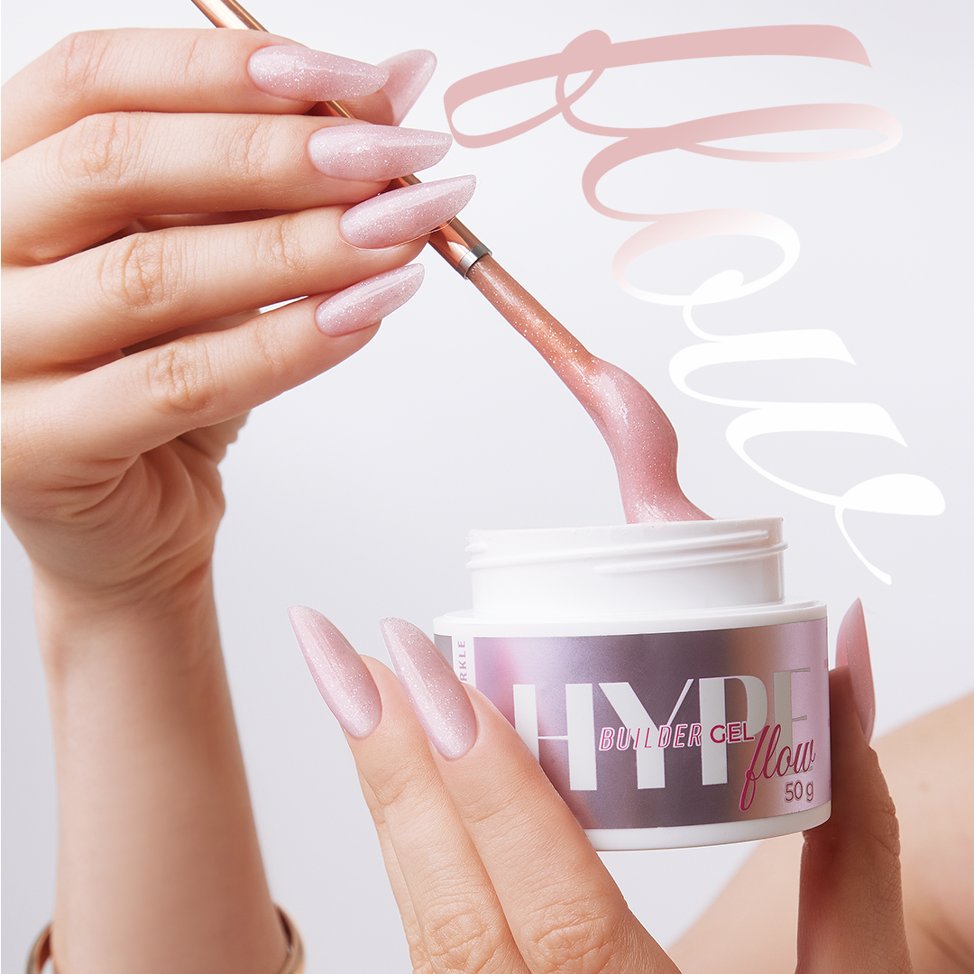 HYPE Flow Builder gel rosy sparkle