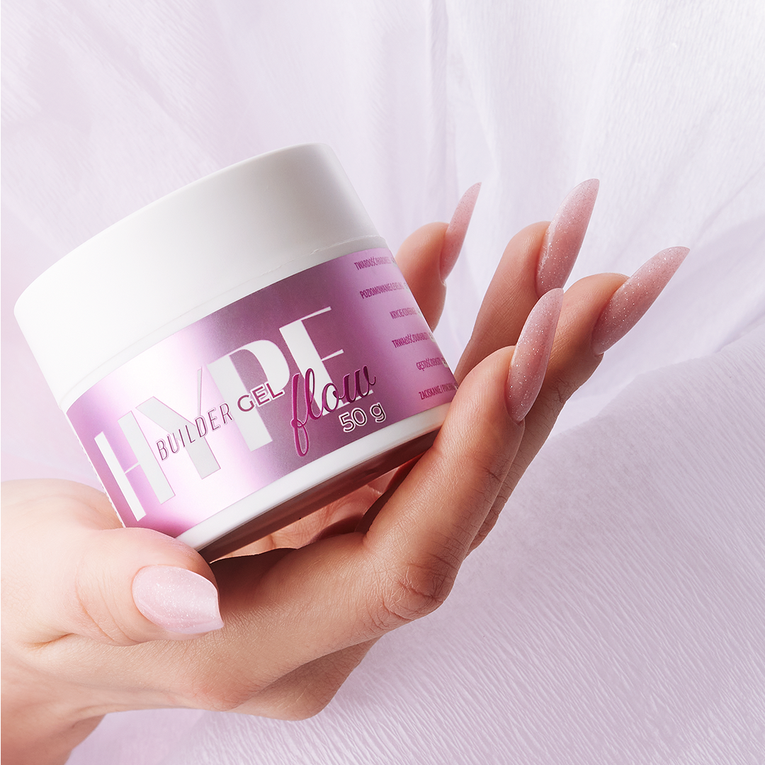HYPE Flow Builder gel rosy sparkle