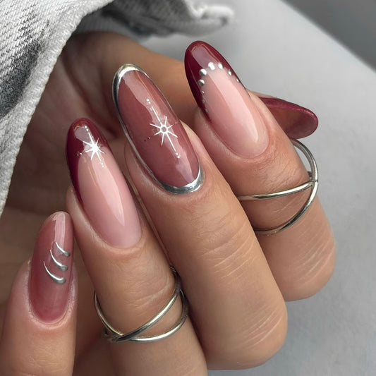 Rosé Rouge & Chrome Chic