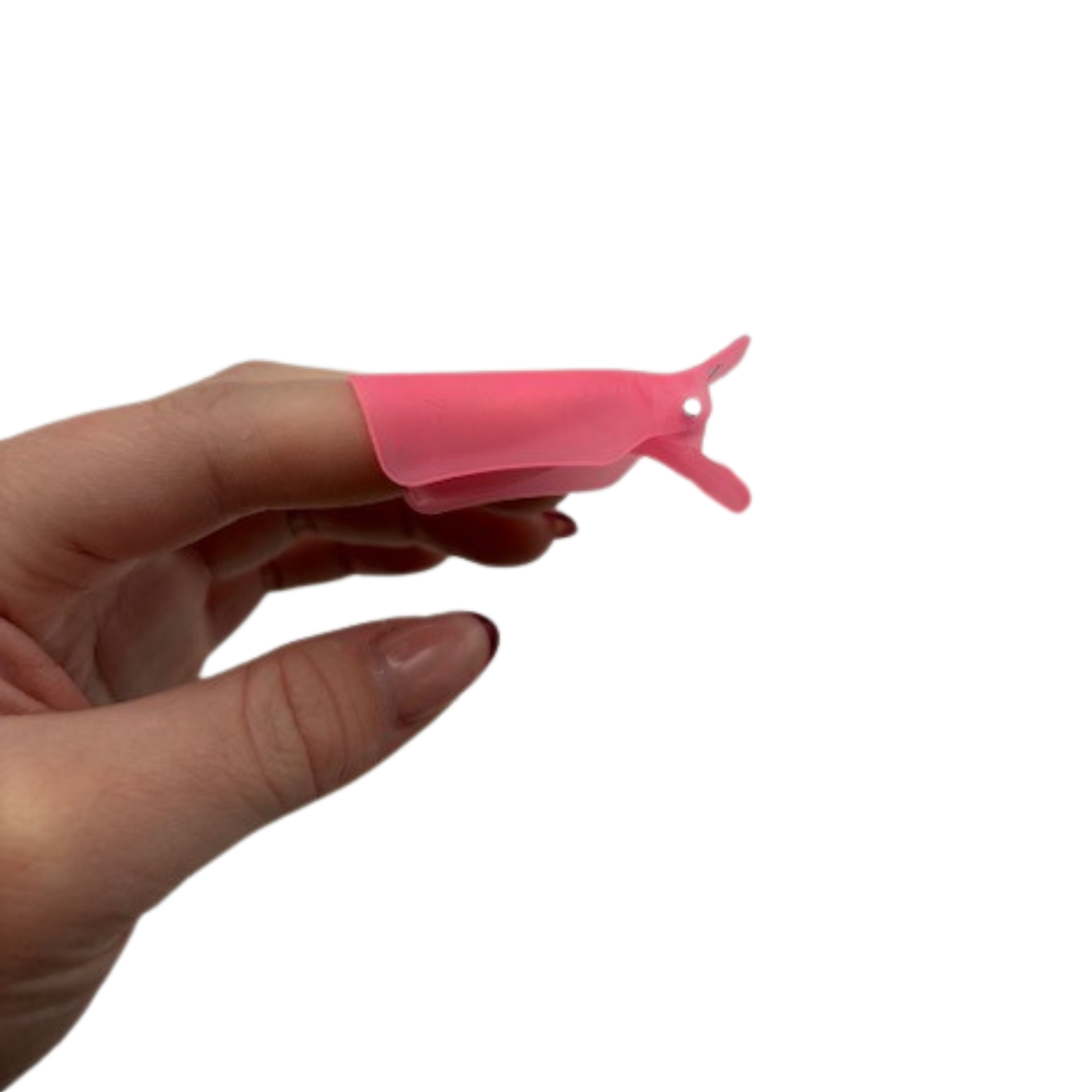 Soak off clips