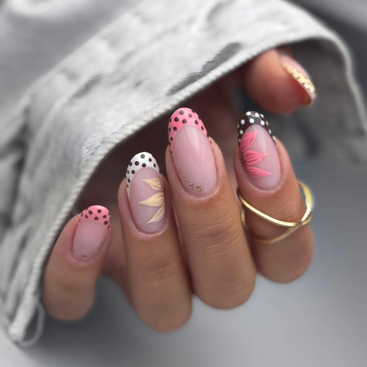 Polka Dot Flower Pop