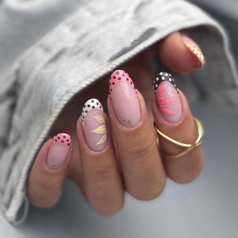 Polka Dot Flower Pop