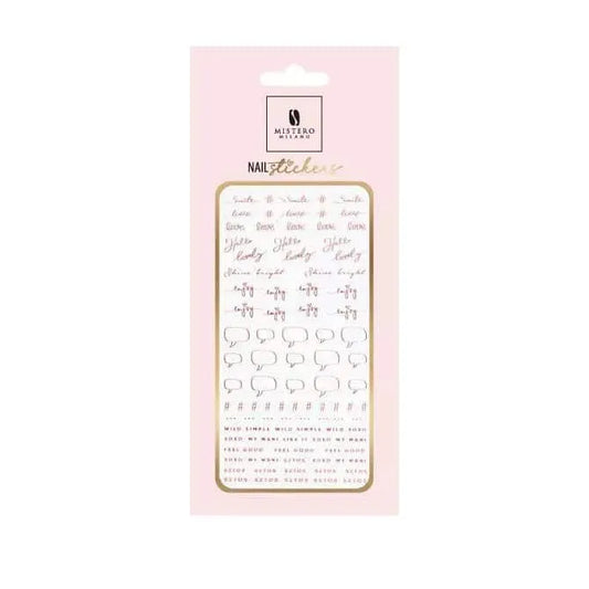 NAIL sticker - style 5 rose gold