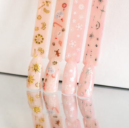 Chilly Snowflakes stickers