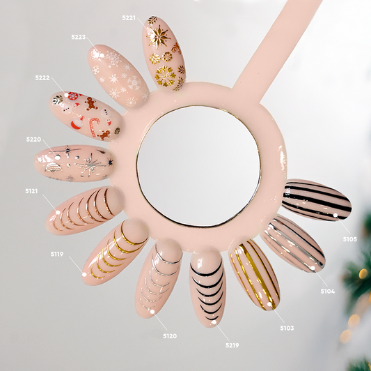 NAILsticker - Zwart Elastic Bow