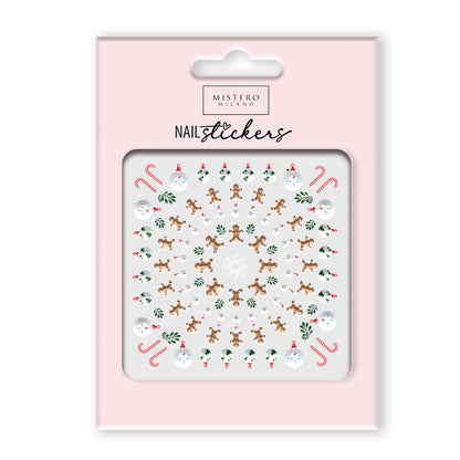 Colorful Christmas stickers