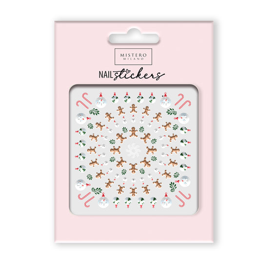 Colorful Christmas stickers