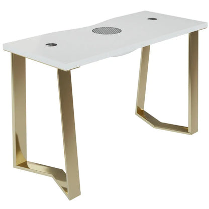 Manicure tafel Afinia – ART DECO Goud