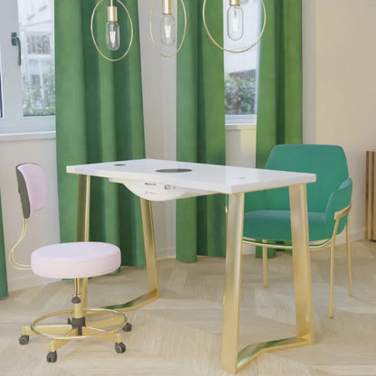 Manicure tafel Afinia – ART DECO Goud