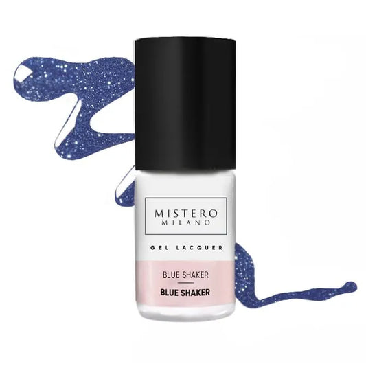 Blue shaker - Blauwe glitter gellak