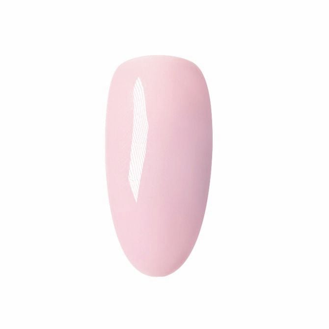 Roze baby pink builder gel op nagel