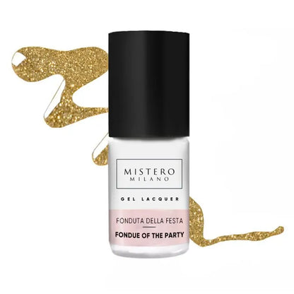 Fondue of the party - Gouden glitter gellak