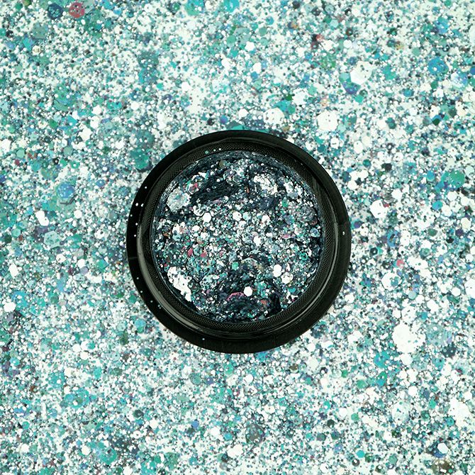 Galaxy glitter effect - groen - Mistero Milano