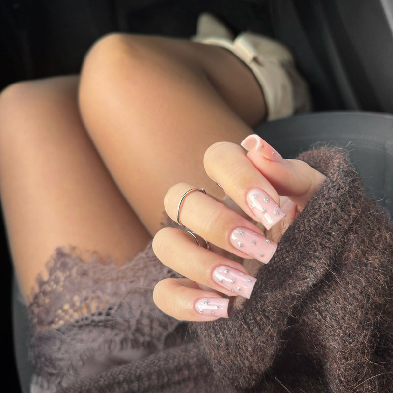 Silver Dotty in Pink