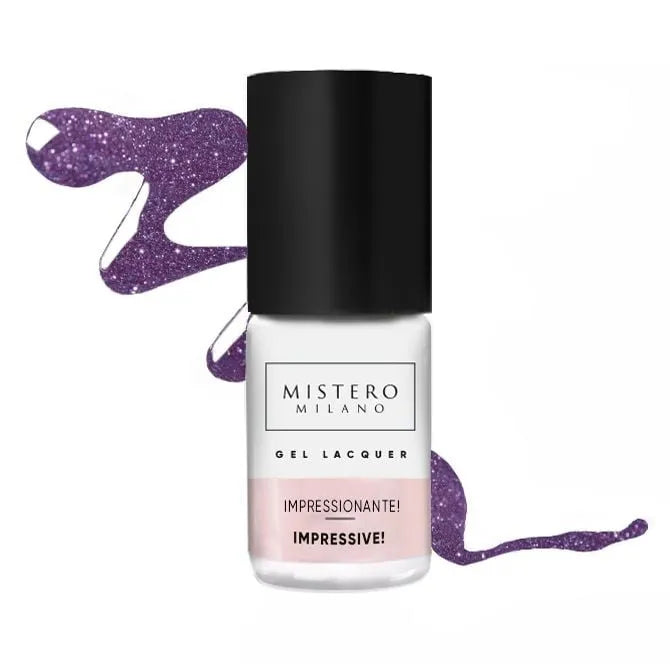 Paarse glitter gellak - Impressive