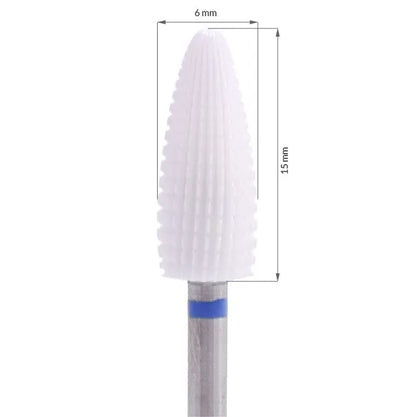 Keramische freesbit lengte kop.