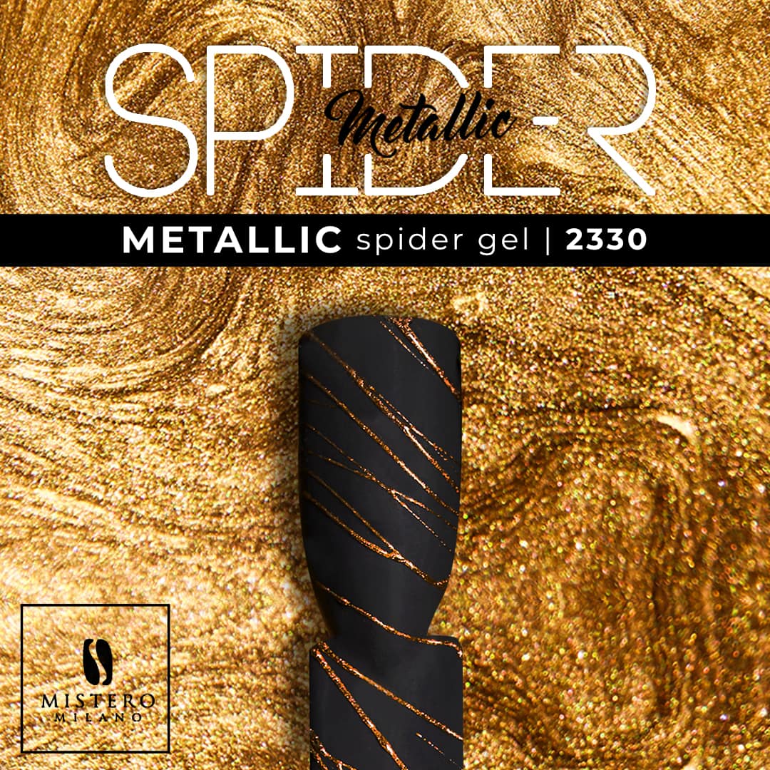 Gouden spider gel. Spider gel gold van Mistero Milano