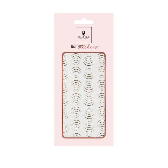 NAIL sticker - Rose gold Elastic Bow