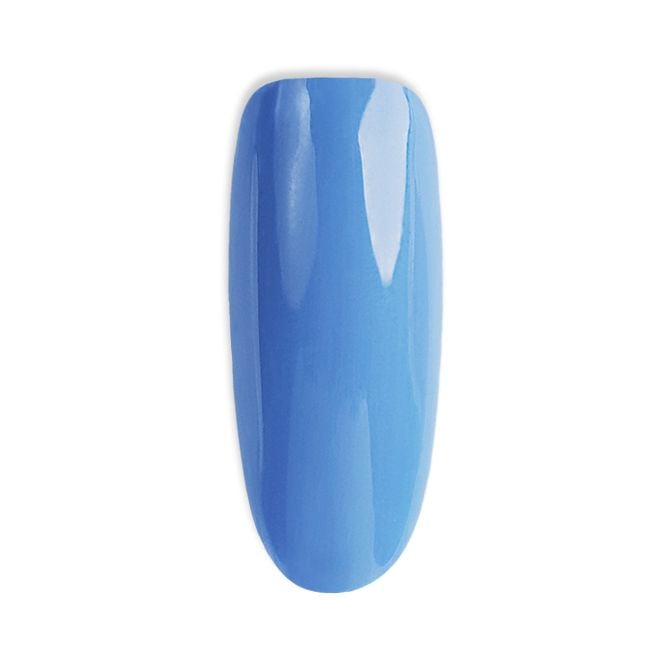 Blauw kleurige paint gel - op nagel - Mistero Milano