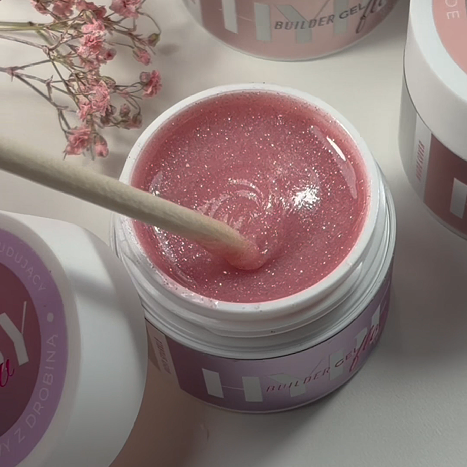 HYPE Flow Builder gel rosy sparkle