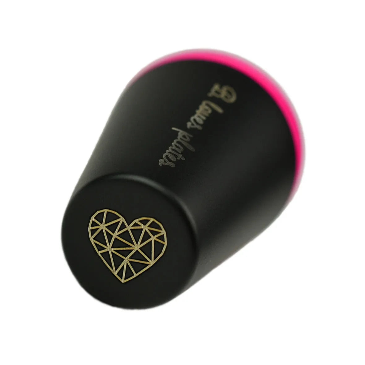 Achterkant stempel - zwart - roze