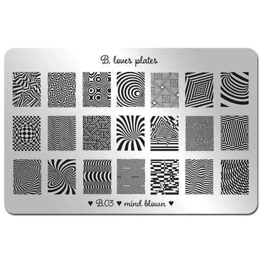 Plaque de stamping - MIND BLOWN