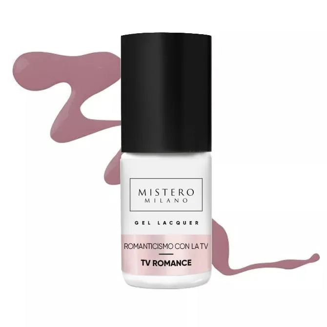 Roze gellak kleur met grijze tinten - TV romance - 7ml