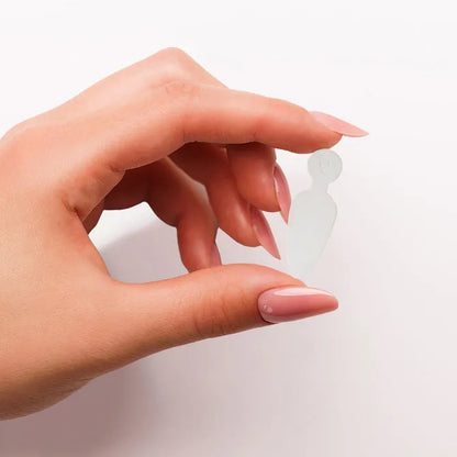 Modèles d'aide pour French manucure longs - Ovale