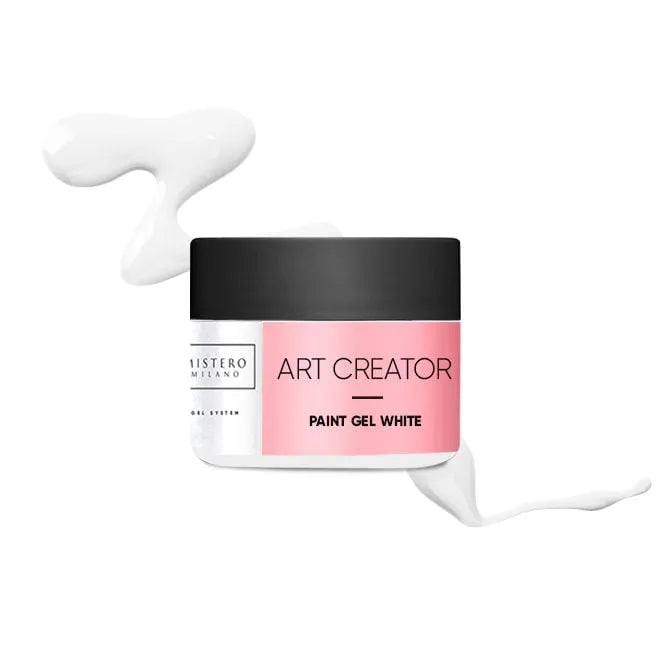 Wit kleurige paint gel - Mistero Milano