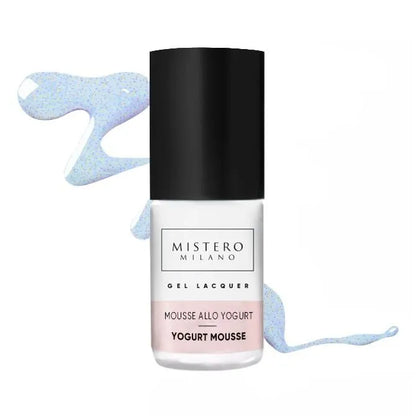 Pastelblauwe gellak - Yogurt mousse